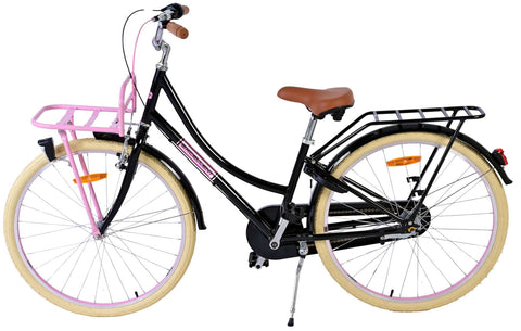 Volare Excellent Kinderfiets - Meisjes - 26 inch - Zwart - 3 versnellingen