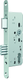 Assa abloy n1000 deurslot | dm65mm | pc72mm | krukgat 8mm | voorplaat rvs 20x235mm afgerond | zamac vernikkelde dagschoot | dr 1+3 2+4 - 10049483
