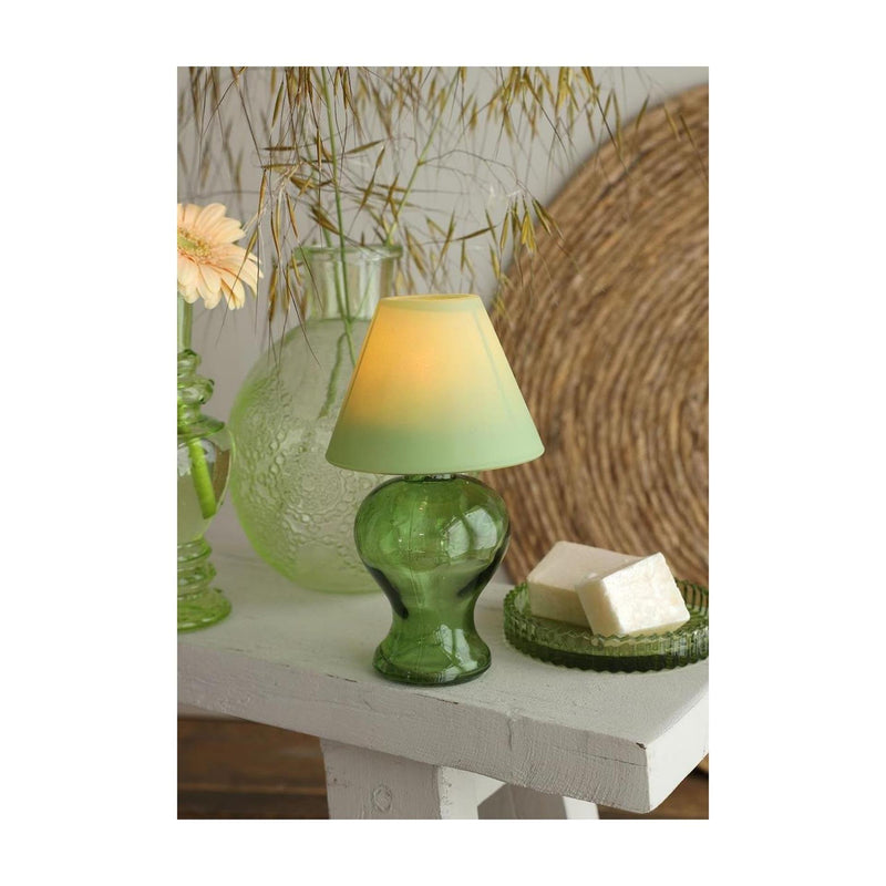 Chargez l'image dans la visionneuse de la galerie, Ideas 4 seasons glas lamp amber voor theelichtje ã˜9 h.16 cm soft green
