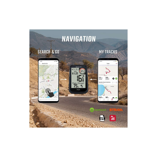 Sigma fietscomputer rox 4.0 endurance zwart