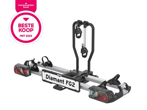 Afbeelding laden in galerijviewer, Tradekar international bv pro user diamant fg2 trekhaak fietsendrager nm 2 fiets
