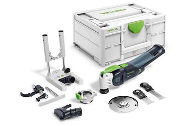 Festool osc 18 li e-basic set oscillerende accu multitool vecturo | zonder accu's en lader - 576592