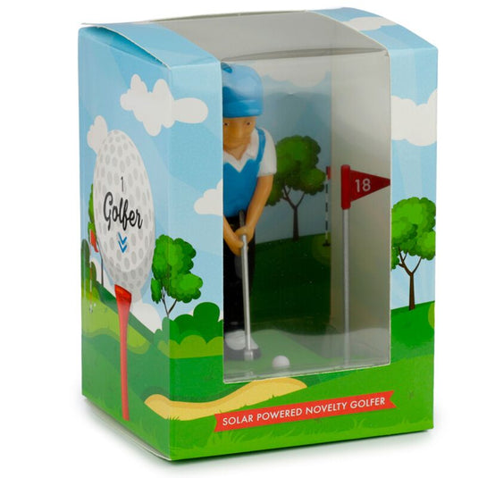Golfer solar poppetje