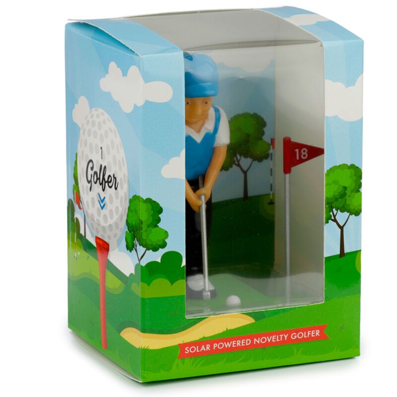 Load image into Gallery viewer, Golfer solar poppetje
