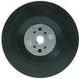 Steunschijf 125mm m14 zwart soepel