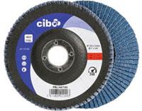 Cibo lamellenschijf 125mm blauw 80 conisch staal | 10 stuks