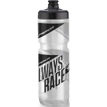Superior bidon 750ml zwart grijs