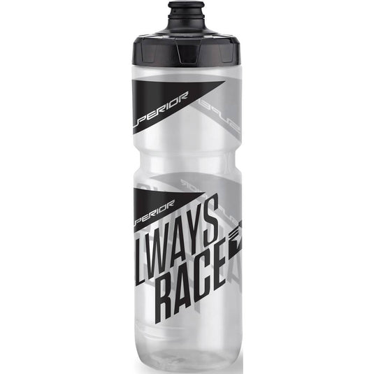 Superior bidon 750ml zwart grijs