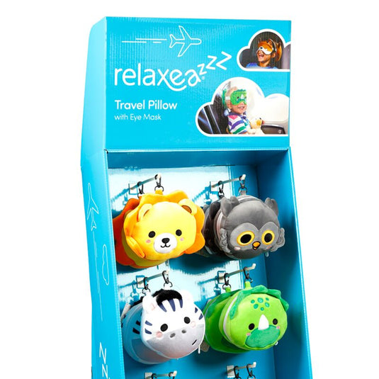 10 haken product display stand voor relaxeazzz reiskussens slaapmaskers