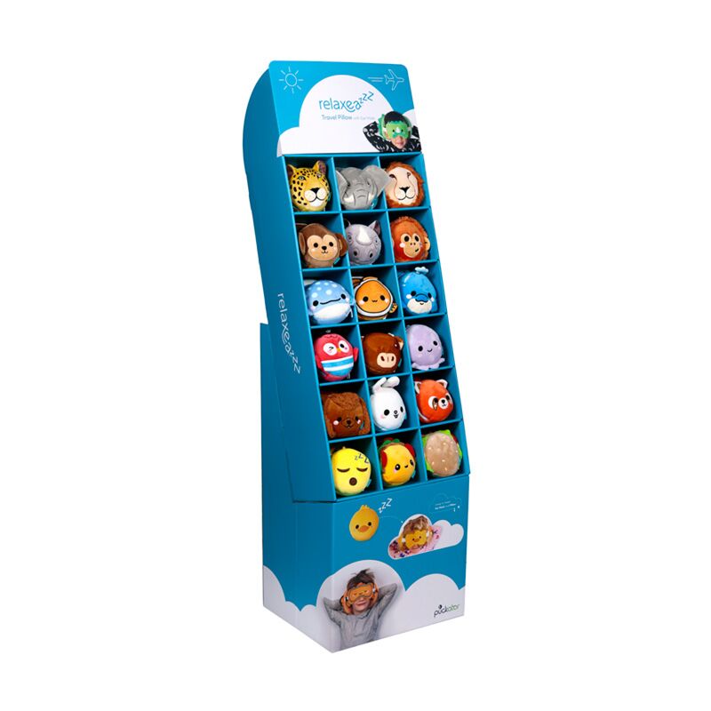 Load image into Gallery viewer, Imp fsdu-display voor 18 relaxeazzz-reiskussens oogmaskers
