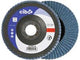 Cibo lamellenschijf 125mm blauw 60 vlak inox | 10 stuks
