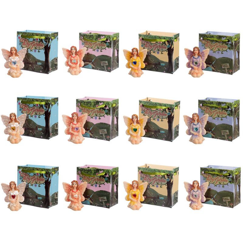Load image into Gallery viewer, Edelsteentjes fee in een mini cadeautasje
