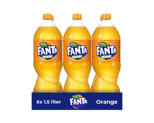 Fanta orange pet (6x 1,5 liter)