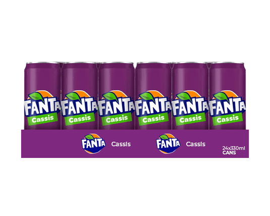 Fanta cassis blik (24x 33cl)