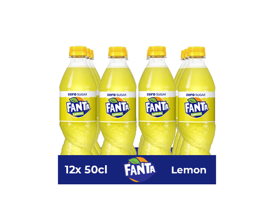 Fanta zero lemon pet (12x 50cl)
