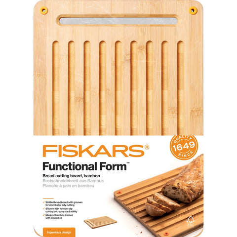 Fiskars Fiskars Functional Form Bamboe broodsnijplank