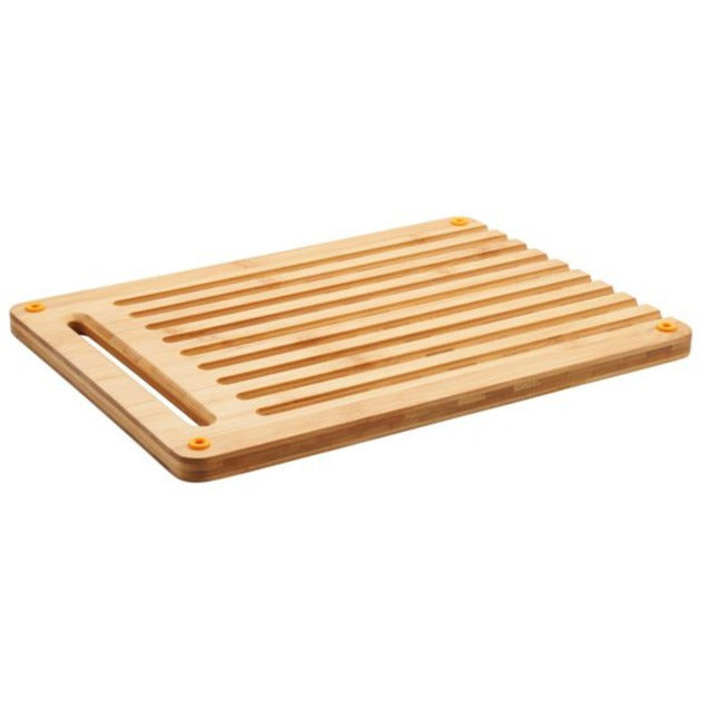 Load image into Gallery viewer, Fiskars Functional Form Set bamboe broodsnijplank en mes
