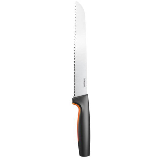 Load image into Gallery viewer, Fiskars Functional Form Set bamboe broodsnijplank en mes

