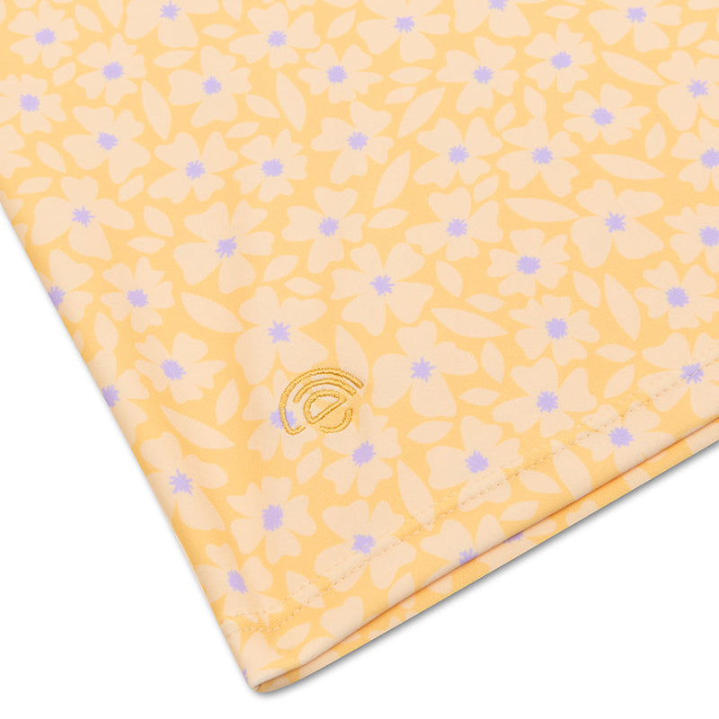 Load image into Gallery viewer, Florish | geel uv zwemshirt met korte mouwen

