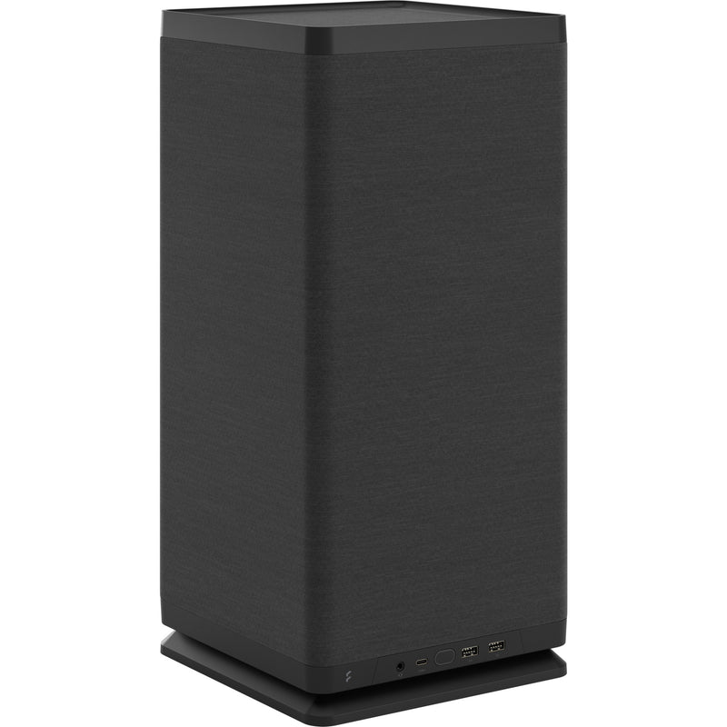 Load image into Gallery viewer, Fractal design mood black mini tower behuizing (zwart | 2x usb-a | 1x usb-c)
