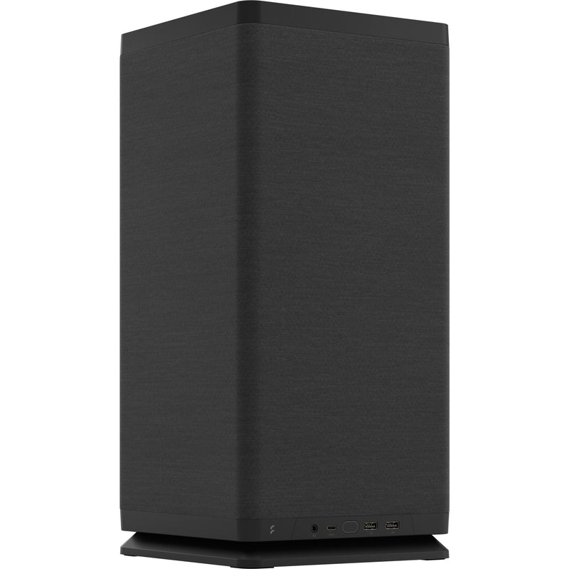 Load image into Gallery viewer, Fractal design mood black mini tower behuizing (zwart | 2x usb-a | 1x usb-c)
