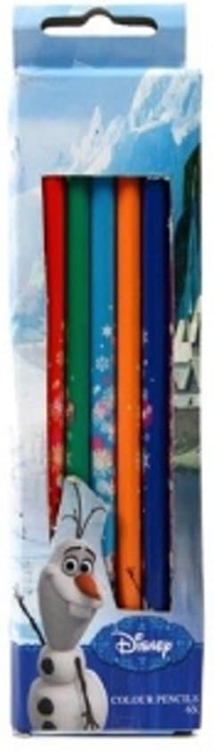Van der doelen frozen kleurpotloden in doosje 6 stuks