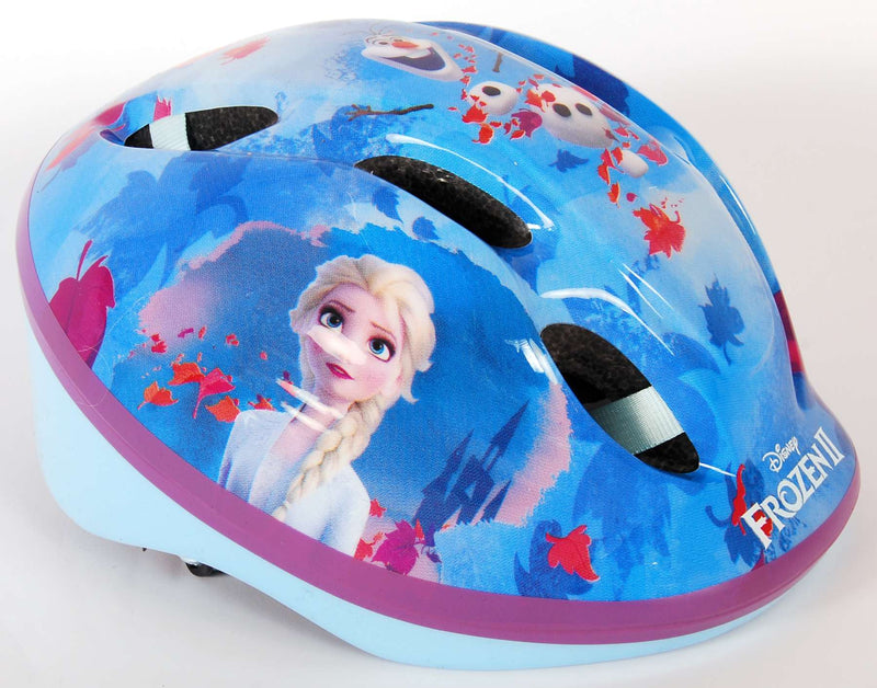 Load image into Gallery viewer, Disney Frozen fiets- skatehelm blauw roze maat 51-55 cm
