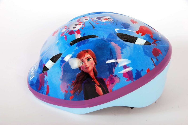 Load image into Gallery viewer, Disney Frozen fiets- skatehelm blauw roze maat 51-55 cm
