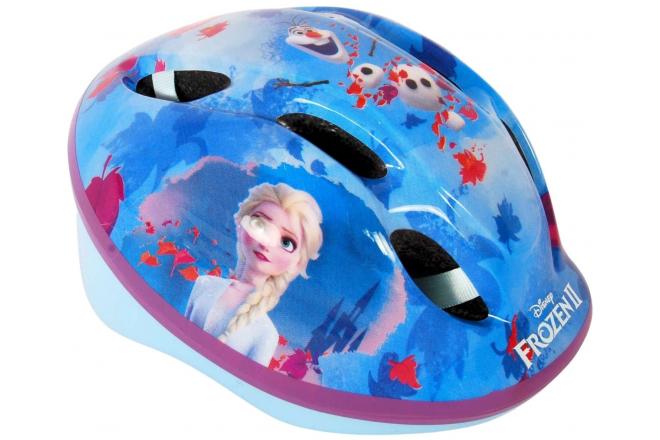 Load image into Gallery viewer, Disney Frozen fiets- skatehelm blauw roze maat 51-55 cm
