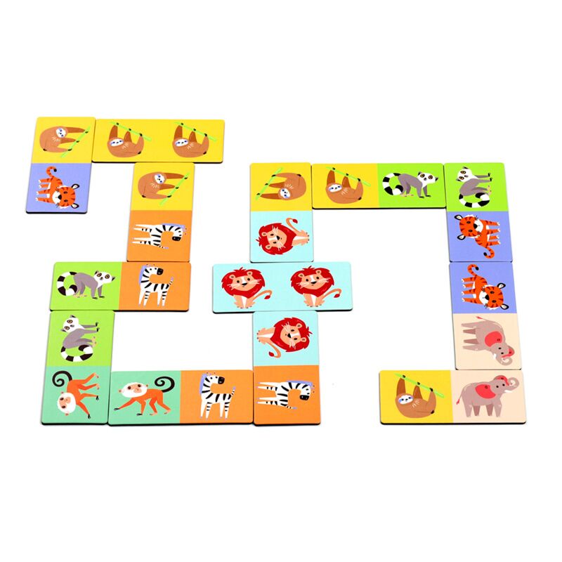 Load image into Gallery viewer, Zooniverse kinder domino set
