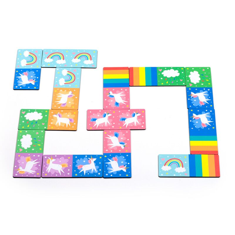 Load image into Gallery viewer, Unicorn magic kinder domino set
