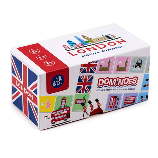 Londen souvenir kinder domino set