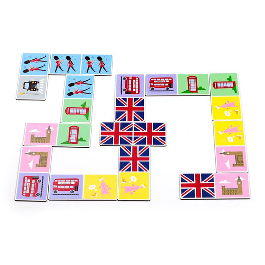 Londen souvenir kinder domino set