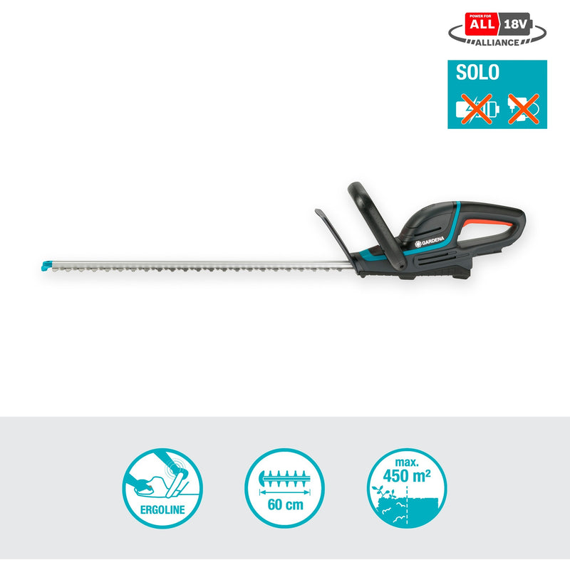 Load image into Gallery viewer, GARDENA Accu heggenschaar ComfortCut 60 18V P4A solo
