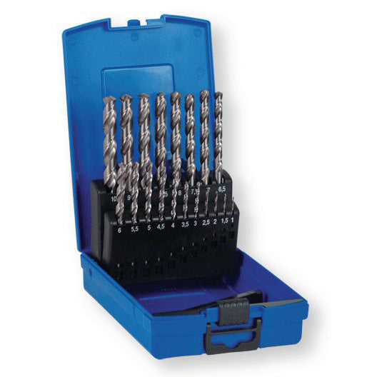 Berner spiraalborenset hss 19 delig 1 t m 10 mm
