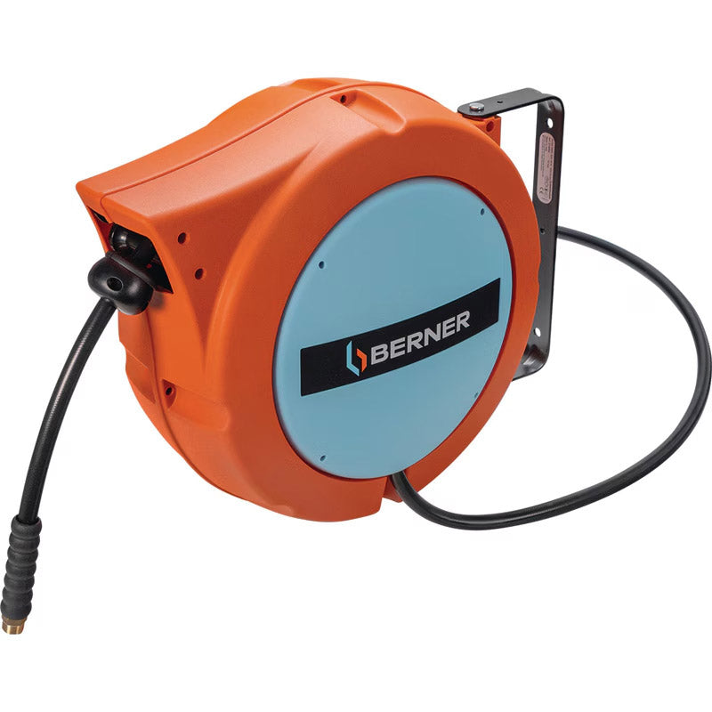 Load image into Gallery viewer, Berner luchthaspel 15bar 10m ø8mm zelfoprollend oranje
