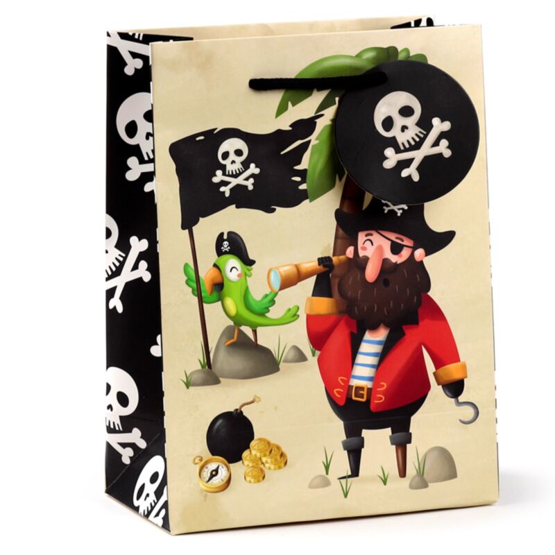Load image into Gallery viewer, Jolly rogers piraatn - cadeautasje medium
