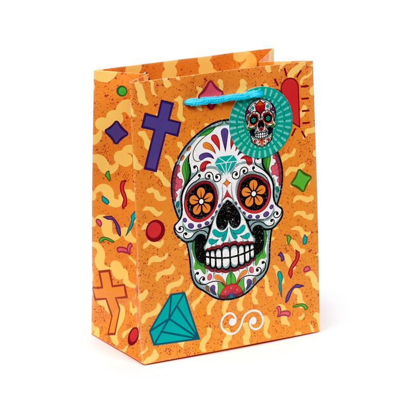 Load image into Gallery viewer, Dia de los muertos mexicaans doodshoofd - cadeautasje medium
