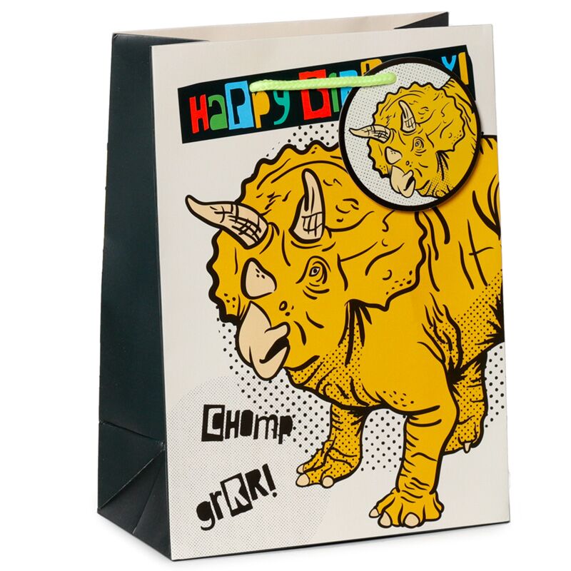Load image into Gallery viewer, Happy birthday dinosaurussen - cadeautasje medium
