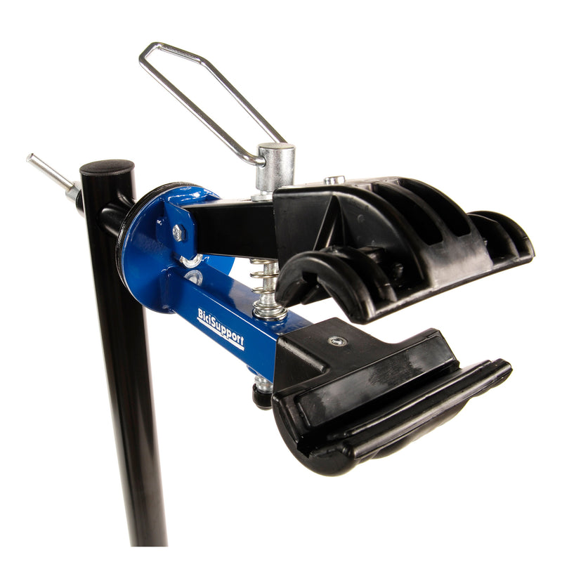 Load image into Gallery viewer, Bicisupport folding clamp xl reparatiestandaard zwart blauw
