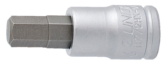 Unior dopsleutel 1 4 inbus 187 2hx 4mm