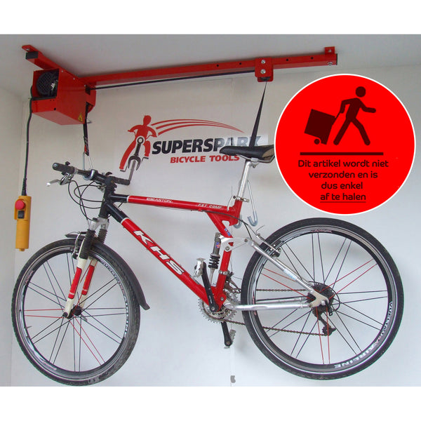 Superspark fietstakel 100kg SBT 810EF elektrisch rood