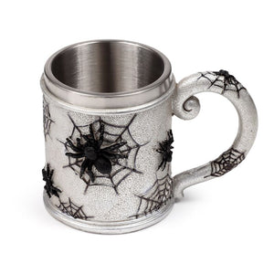 Decoratieve spinnenweb drinkbeker