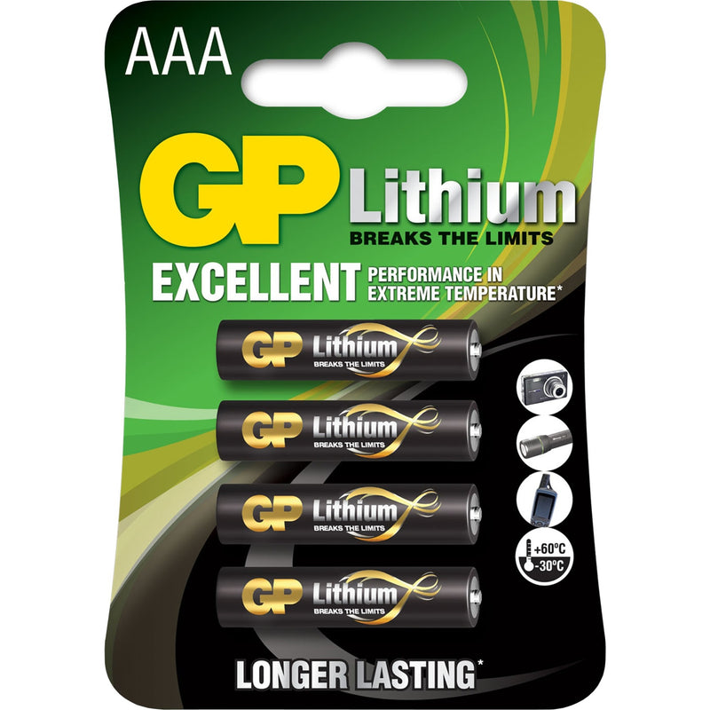 Load image into Gallery viewer, GP Batteries Batteries Primary Lithium AAA 4 batterijen
