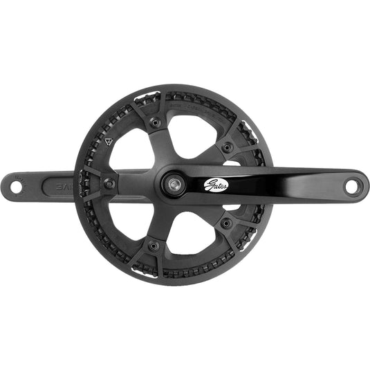Gates crankstel cdn s250 55t 170mm metalen beschermrand zw.