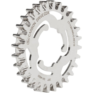 Gates sprocket cdx 28t shimano nexus 5 di2 hub 6-lobe