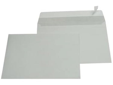 Gallery enveloppen formaat 162 x 229 mm stripsluiting binnenzijde grijs doos van 500 stuks