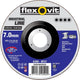 Flexovit abs industrial 125x7x22.23 a30s t27 st rvs | 10 stuks