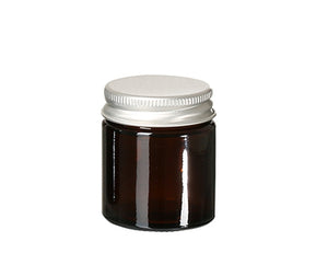 Fair squared glazen potje met deksel - leeg - 30 ml