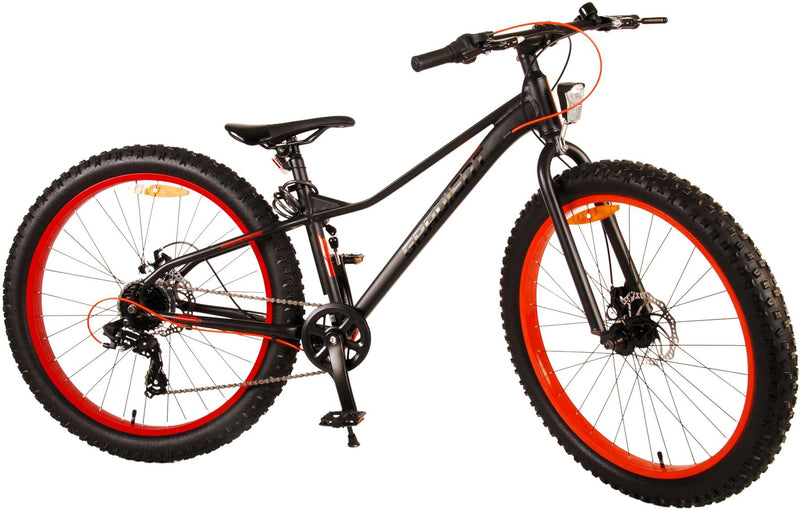 Load image into Gallery viewer, Volare Gradient Kinderfiets – Jongens – 26 inch – Zwart Oranje – 7 speed – Prime Collection
